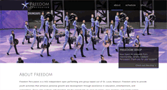 Desktop Screenshot of freedompercussion.org