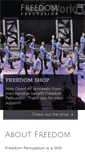 Mobile Screenshot of freedompercussion.org